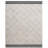 Cream Polypropylene Tufted Area Rug 8x10