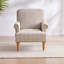 Fauteuil rembourré en bois-397560427