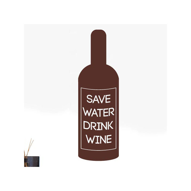 Non-Wall Damaging Wall Decal, Brown, Large
