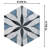 Cassis Hex Flower 8-5/8 In. X 9-7/8 In. Porcelain Vintage Wall & Floor Tile
