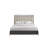 Queen Upholstered & Strap Panel Bed - Peppercorn