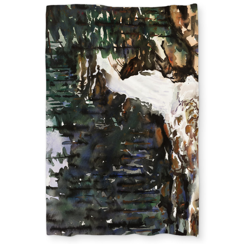 Falls of Alberta Rustic Duvet Cover | Mountain Home Decor