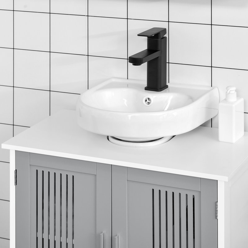 Bettsville Freestanding Bathroom Cabinet, Grey