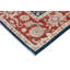 Tapis rouge / bleu en laine noué à la main à motif oriental 8 pi 10 po x 12 pi 2 po Kellyanna