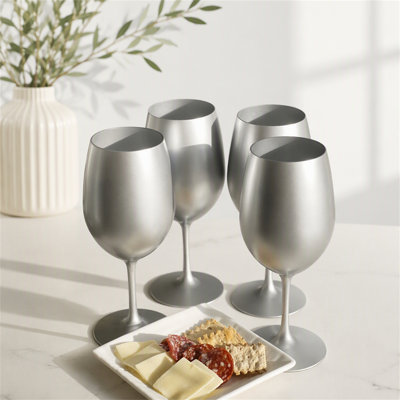 Plastic Wine Glasses Set of 4 (20oz)