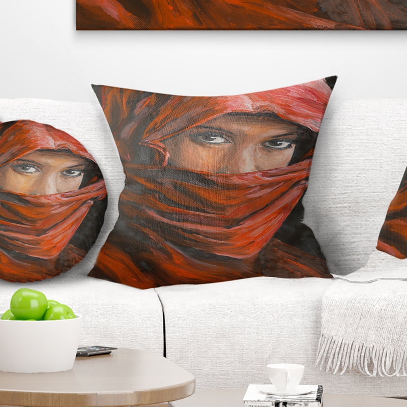 Coussin Arabian, 18 po x 18 po, Carré