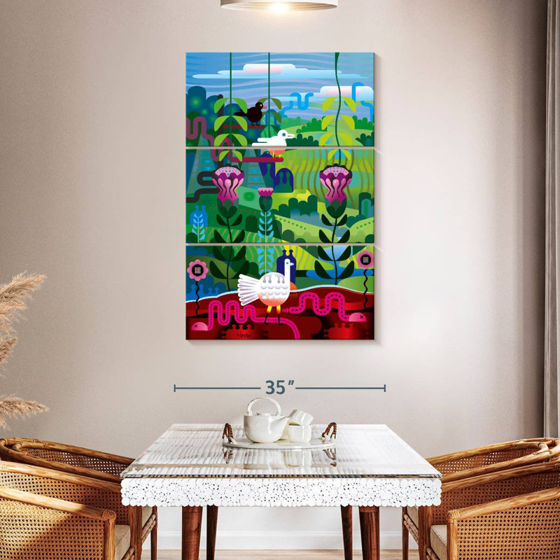 Harnek New Spring, 50" H x 32" W