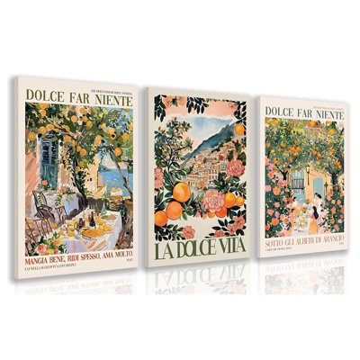 3 Piece Wrapped Canvas Print