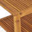 2-Piece Outdoor Teak Acacia Wood Conversation Set - Loveseat & Coffee Table With Dark Blue Water-Resistant Cushions, 350Lbs Capacity For Patio, Deck & Backyard-2073053300