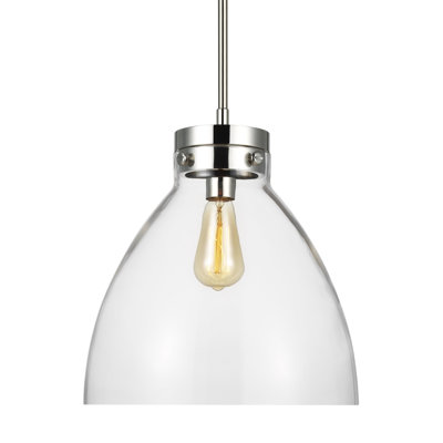 Garrett 1 - Light Single Bell Pendant by Chapman & Myers