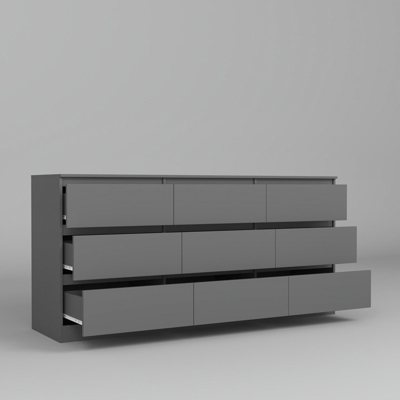 Commode 9 tiroirs, Grey