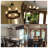Temescal 6-Light Wood Dimmable Wagon Wheel Chandelier-2105555500