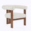 Chaise d'appoint moderne rembourrée avec accoudoirs ronds-129859777-129859779