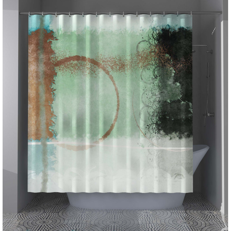 Debonair Positive Designer Shower Curtain