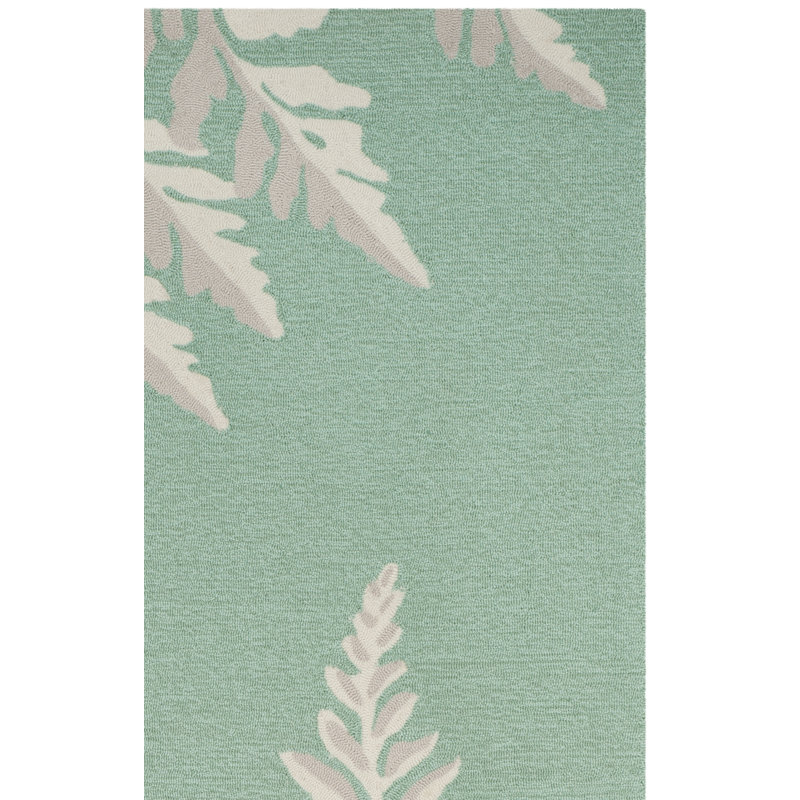 Tapis floral en pain de maïs crocheté à la main, Rectangle 8 pi x 10 pi