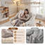 Fauteuil inclinable électrique sans gravité, canapé inclinable Cloud avec ports USB et Type-C - beige-486102973-486102974