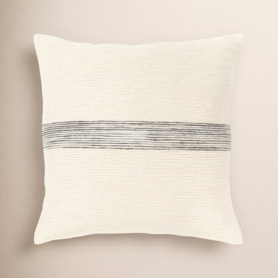 Cason Striped Cotton Throw Pillow