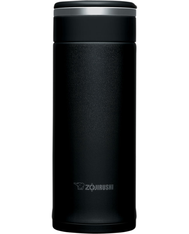 Black Stainless Steel 12oz Travel Mug with SlickSteel Interior