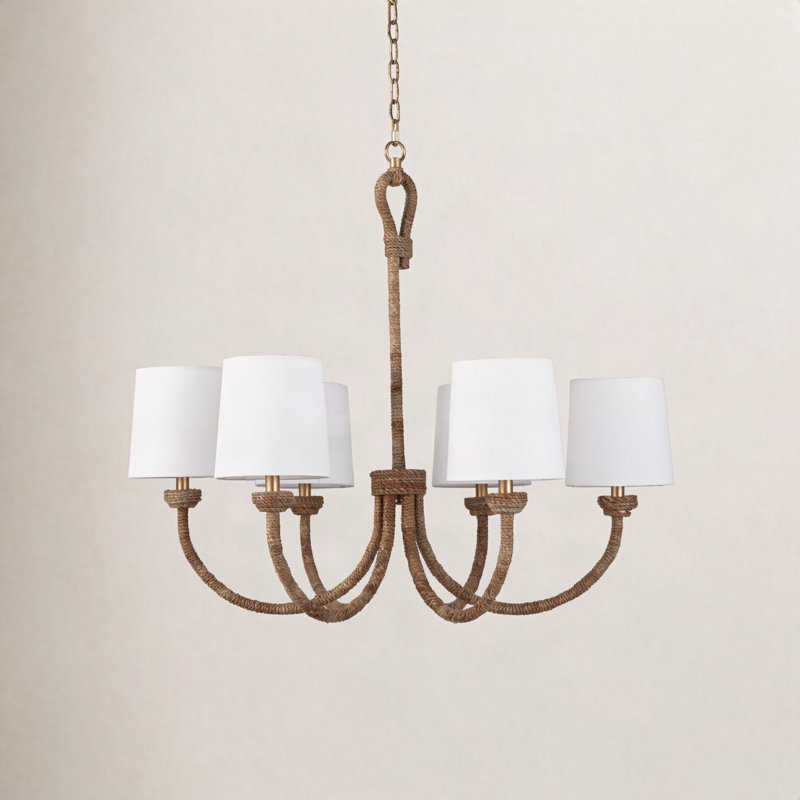 Coastal Luxe 6-Light Chandelier