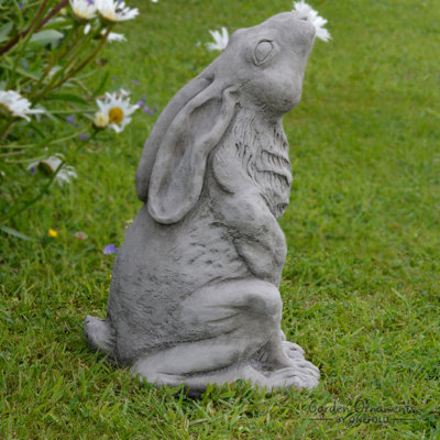 Latham Animals Weather Resistant Stone Garden Statue