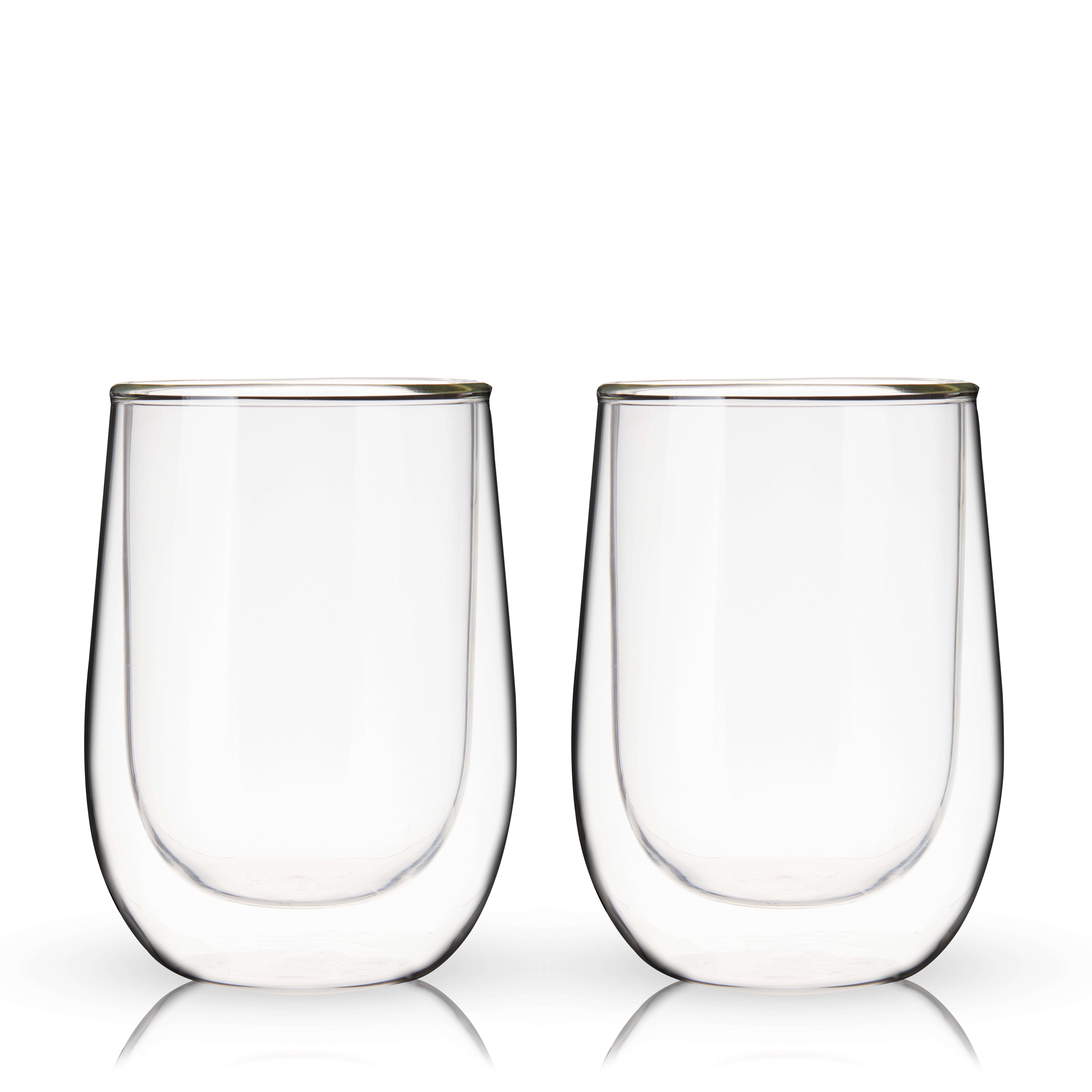 JoyJolt Christian Siriano New York Chroma Iridescent White Wine Glass - 11.5 oz - Set of 2