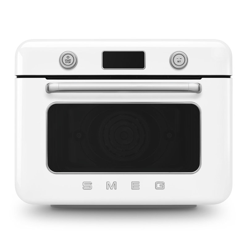 Combi Countertop Air Fry Oven With Steam, White Glossy