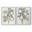 Encre poire branche I - impression encadrée de qualité supérieure - prête à être accrochée - aucun clou requis - aucun clou requis-108019339-108019345