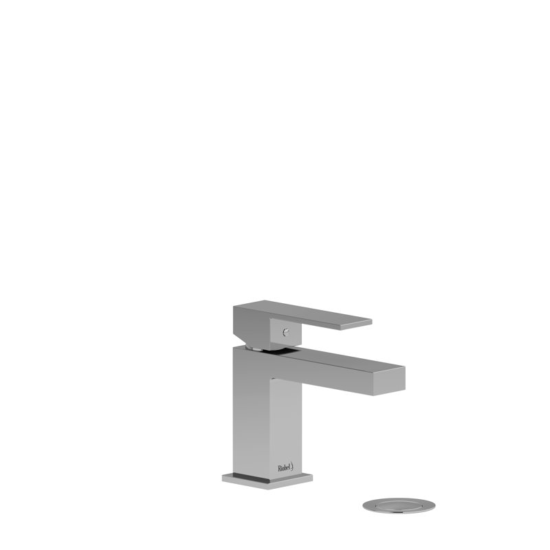 Kubik™ Single Hole Bathroom Faucet with Drain Assembly, Chrome