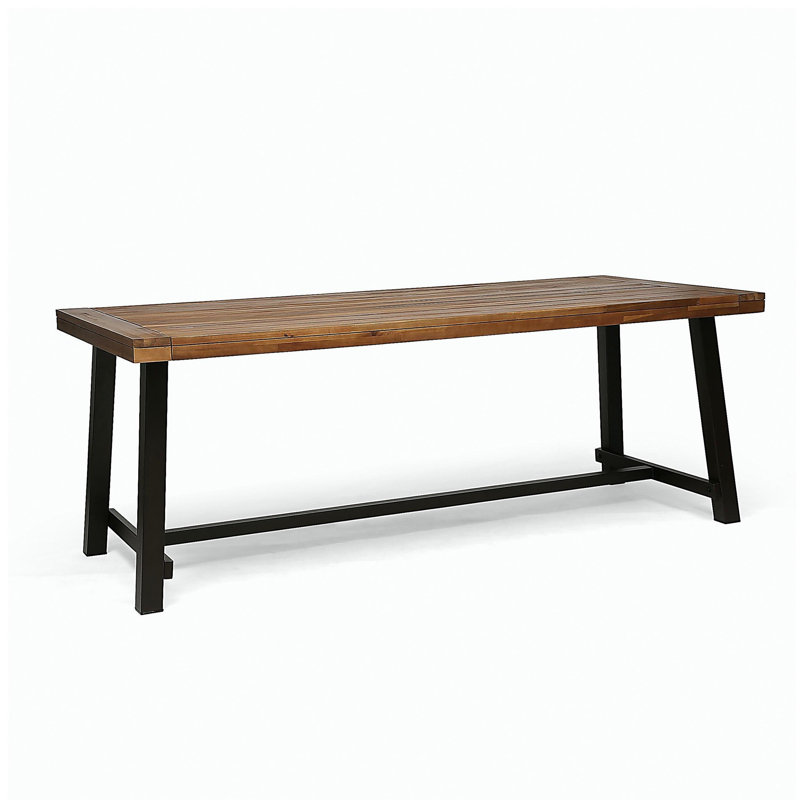 Table de salle à manger d'extérieur, Nautral / noir