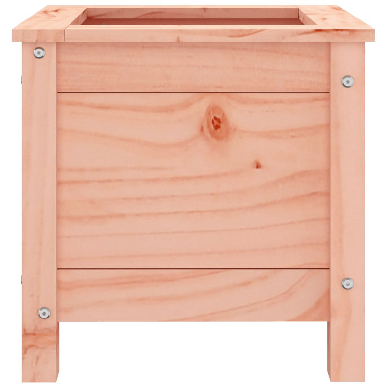 Bojana Wood Pot Planter, Brown, Douglas, 39cm H x 40cm W x 40cm D