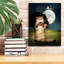 Toile épique Graffiti «Cow Over The Moon» par John Hovenstine, 12 po x 16 po