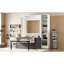 Lit simple blanc avec tablettes optimisant l'espace-1529696868