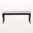 Luncsford Bench in Grey Fabric Upholstery & Dark Brown Finished Wood, 18.9'' H X 47.8'' W X 16.1'' D-151737356