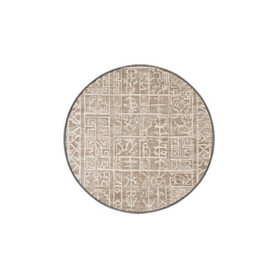 Machine Washable Gray Area Rug