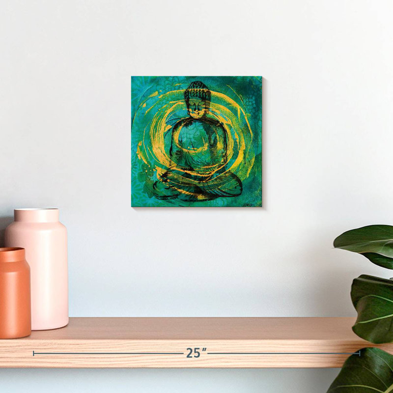 Javetta Centered Buddha, 10" H x 10" W