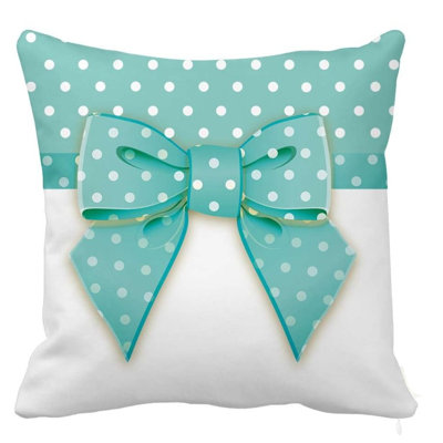 Polka Dots Reversible Throw Pillow
