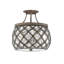 Buckminster 3 - Light Semi Flush Mount