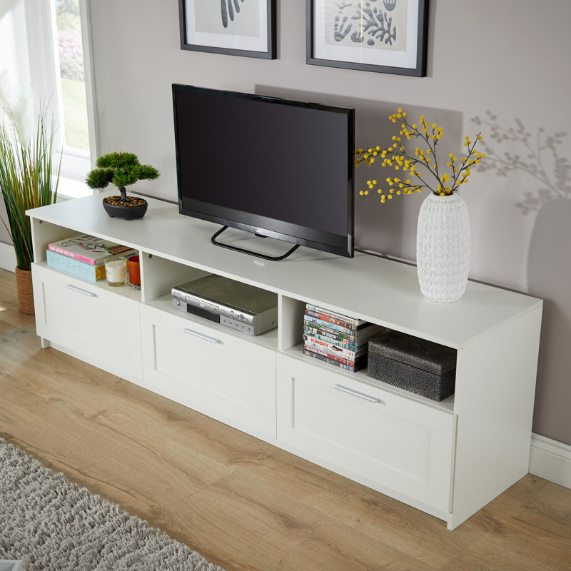 Siniya 3 Drawer Gloss TV Stand