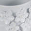 Sagebrook Home 7" Floral Applique Planter, White-358384830-358384831
