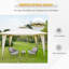 Milanna 3.5m x 3.5m Steel Party Tent-1388232706-1388232707