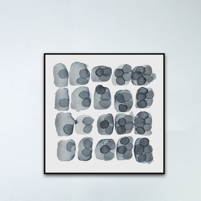 " Indigo Five ", 48" H x 48" W x 1.5" D