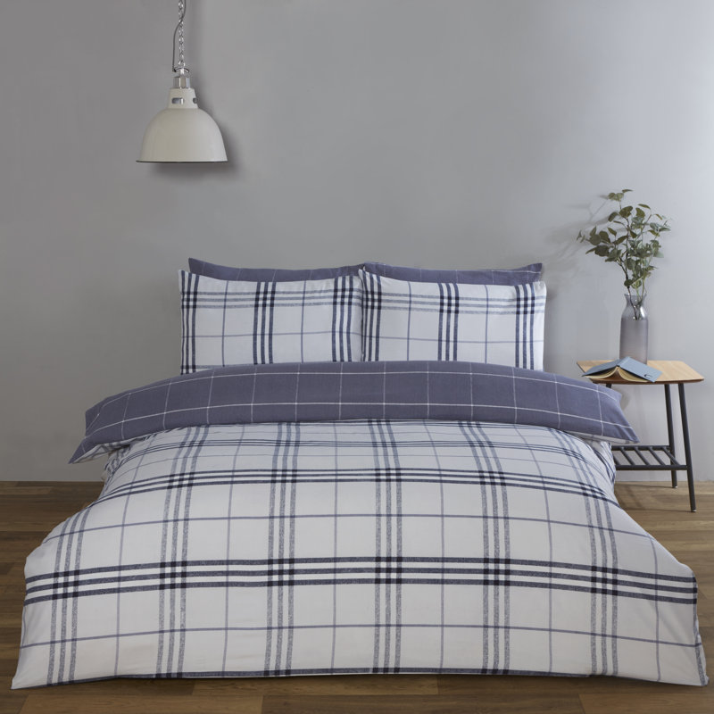 Rauchtown Polyester Bedding with Pillowcases, Single - 1 Standard Pillowcase, Denim