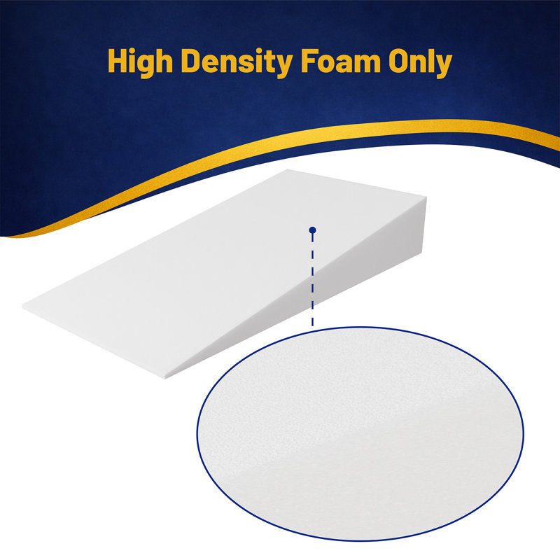 Coussin extra large | Éponge de soutien corporel | Coussin Tringle Incline pour rehausser le haut du corps |  Bon pour la douleur au cou, le ronflement, le reflux acide, 40 x 20 x 4