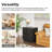 18.7“W Cute Grid Shape Nightstand-2131263504