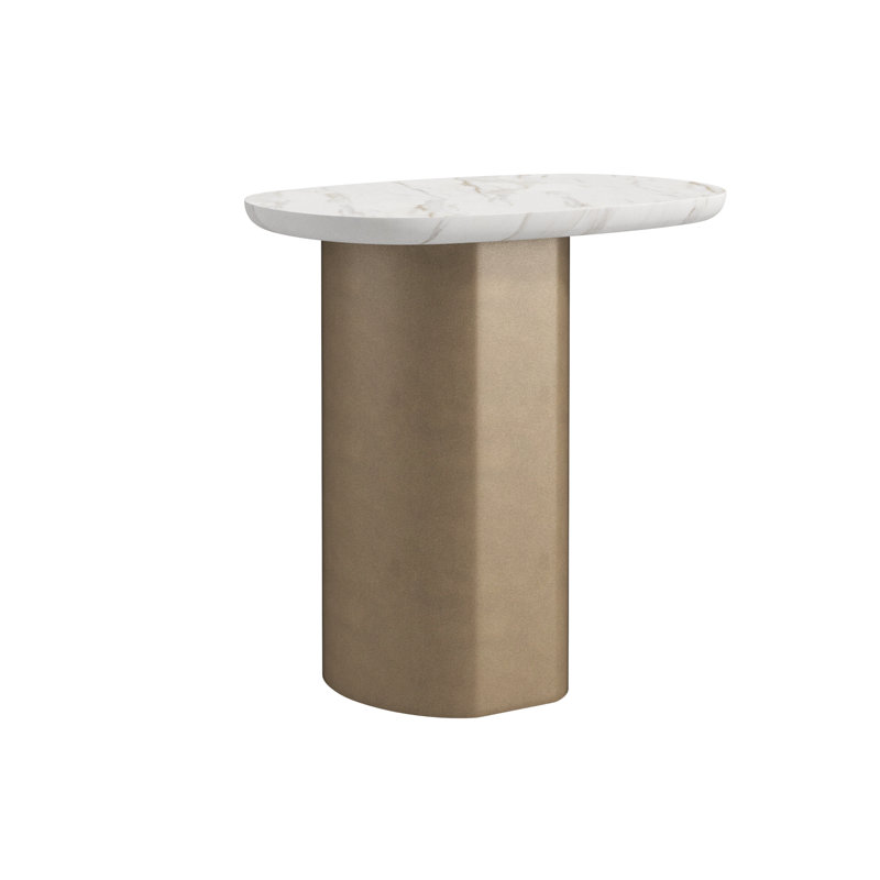 Verge Marble End Table