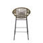 Ensemble de 2 tabourets de bar d'extérieur en osier-912009988