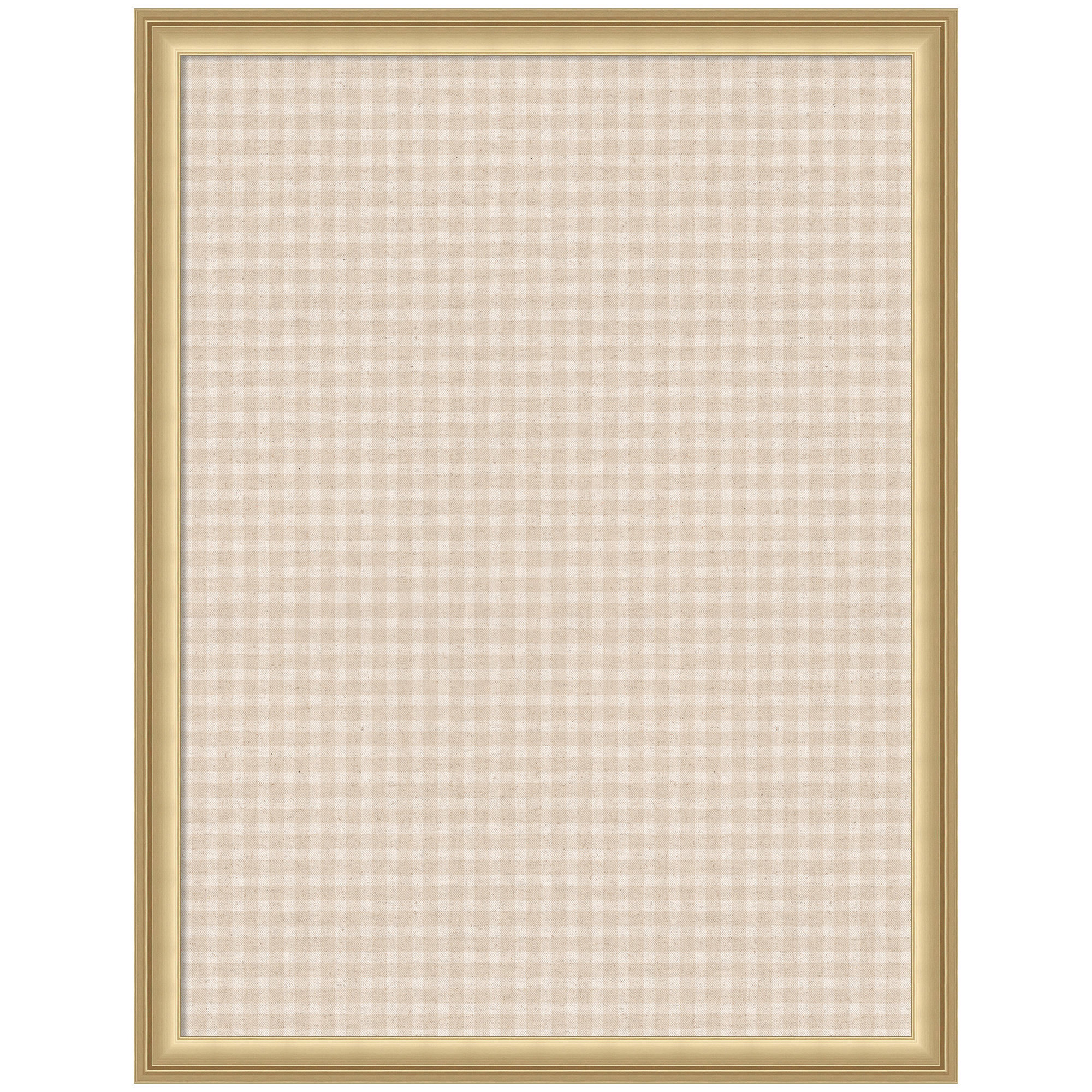 Framed Fabric Pinboard Printed Linen Bulletin Board