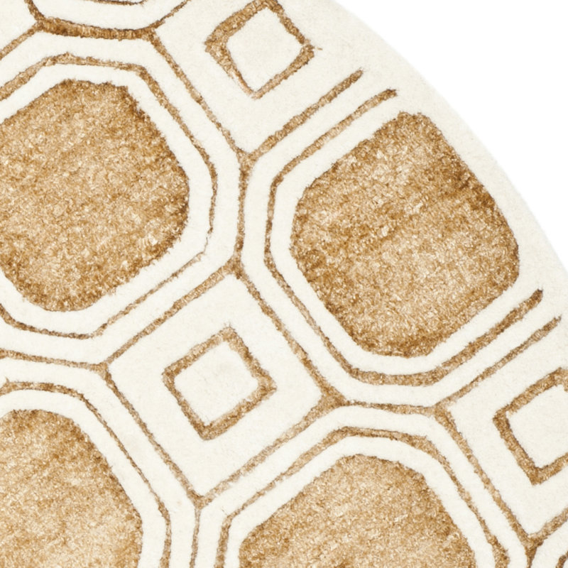 Precious Hand Tufted Performance Rug, Round 6'