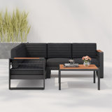 V Shaped Sofas With Table