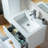 Valentino 24 " W Wall Mounted 1 Single Vanity Bathroom Vanity With Resin Top